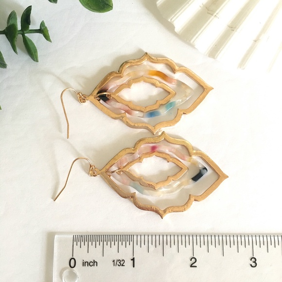NWT Moroccan Drop Nested Earrings - Picture 5 of 5